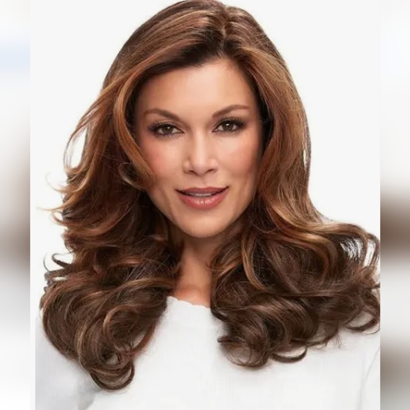 Jon Renau 18" Remy Human Hair Easipart French Topper With Highlights - Picture 4 of 16